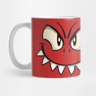 Creepy mischievous face Mug